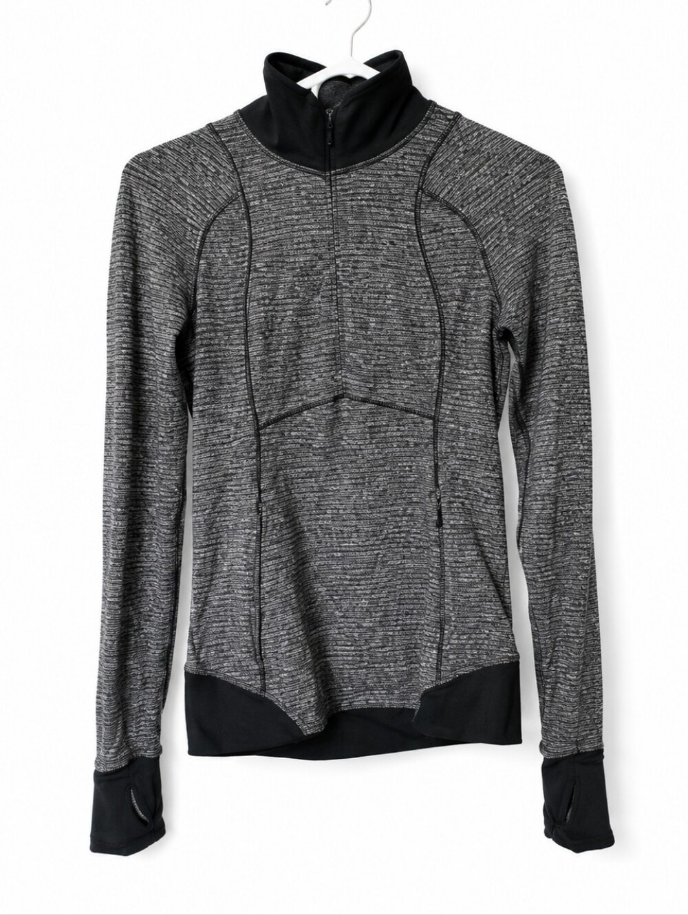Lululemon Runderful 1/2 Zip Pullover Black Sz small